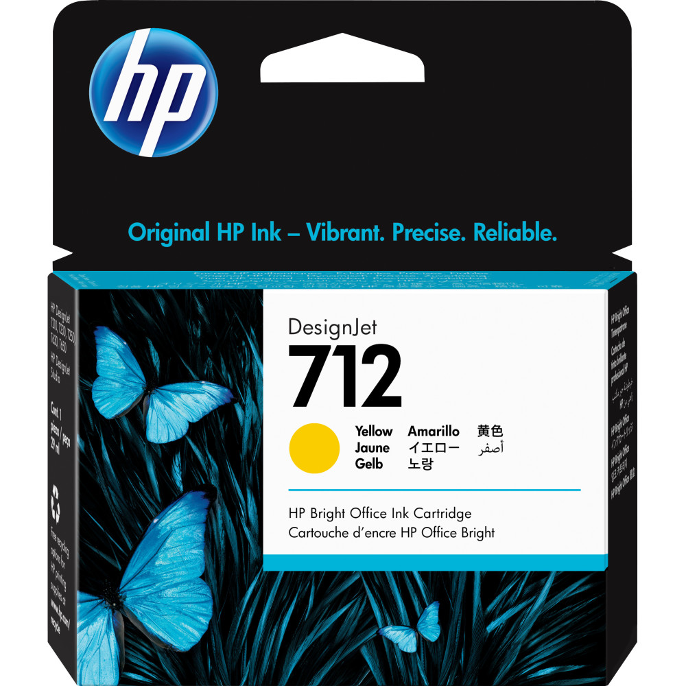 Cartouche d'encre DesignJet HP 712 / Yellow