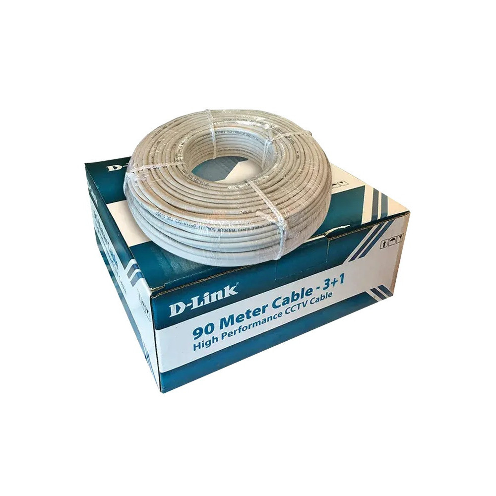 Câble Coaxial RG59+3 Power / 90M