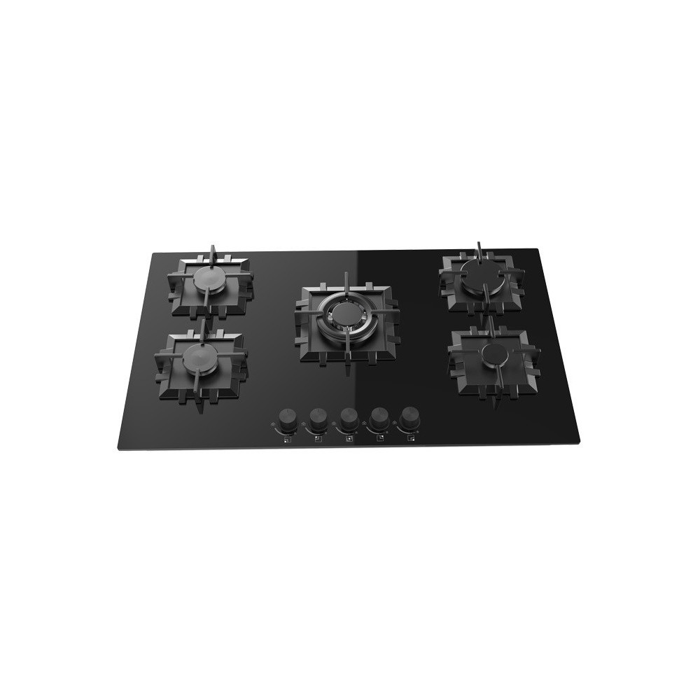 PLAQUE  JOKER / 5 FEUX / 90CM / Noir