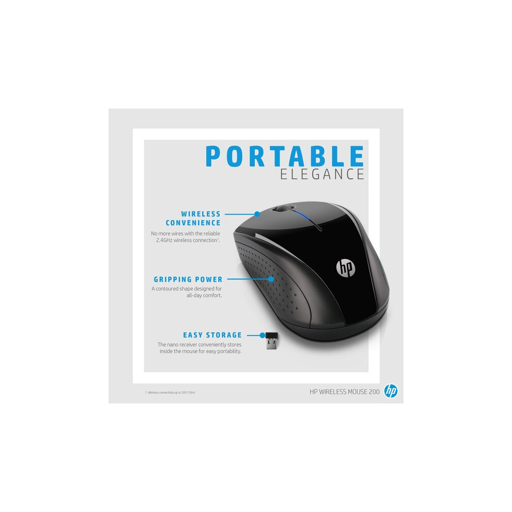 Souris sans fil HP 220 / Noir