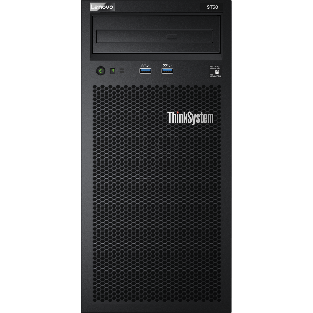 Serveur Tour Lenovo ThinkSystem ST50 E-2324G / 2x 1 To / 8 Go