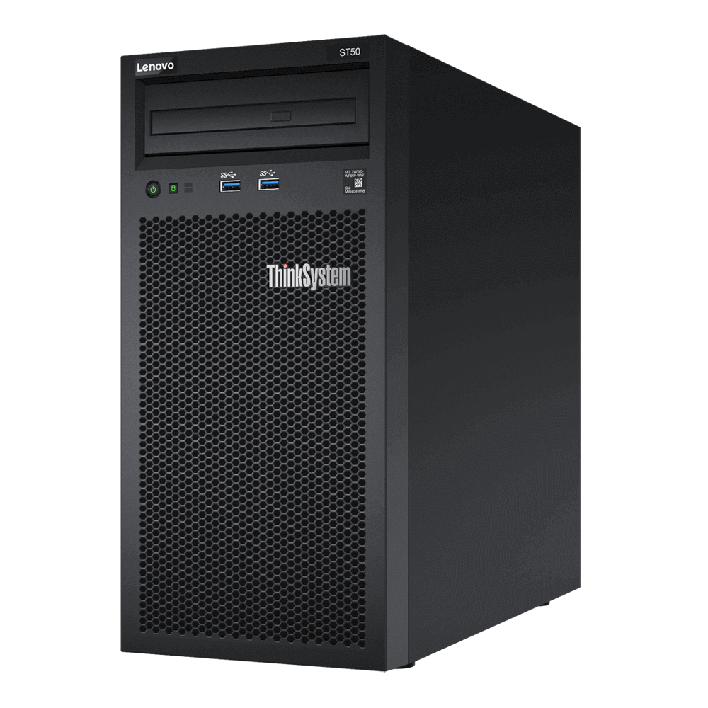 Serveur Tour Lenovo ThinkSystem ST50 E-2324G / 2x 1 To / 8 Go