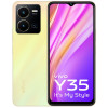 Smartphone Vivo Y35 / 8 Go / 128 Go / Gold + Bon de Réduction 40 DT Offert