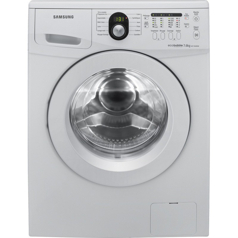 Machine à laver Automatique 7,6Kg / Blanc