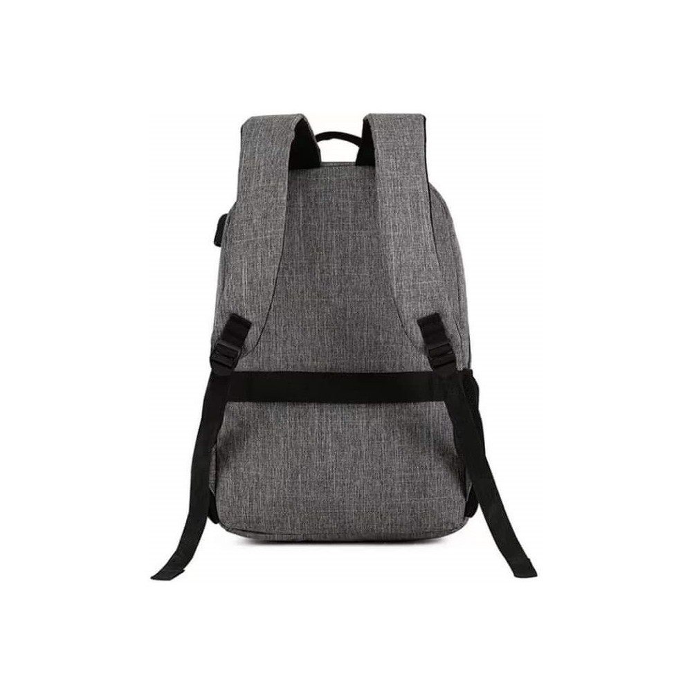 SAC A DOS  16.1" +PORT USB -SWISS-GRIS