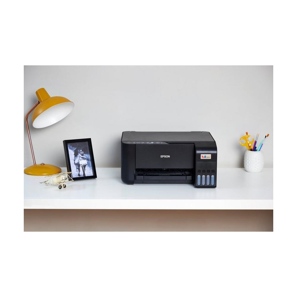 Imprimante Multifonction à réservoir intégré 3en1 couleur Epson ECOTANK L3251 / WiFi + 5 Bouteilles d'encre Epson Incluses