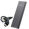 Boitier Externe Pour disque dur SSD M.2 NVME / NOIR