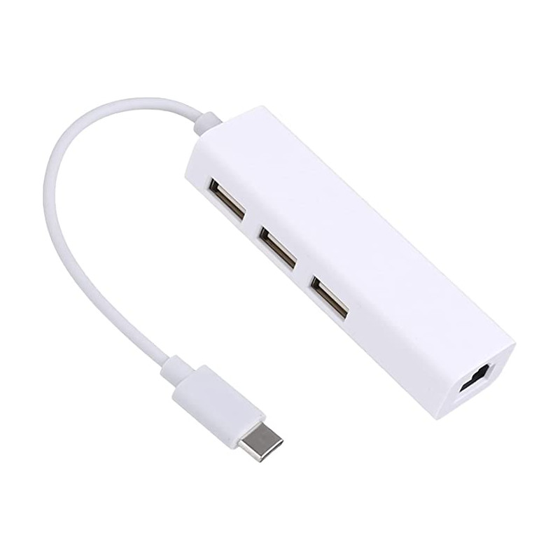 Câble USB Type-C vers Ethernet (RJ45) Câble de connexion LAN Câble