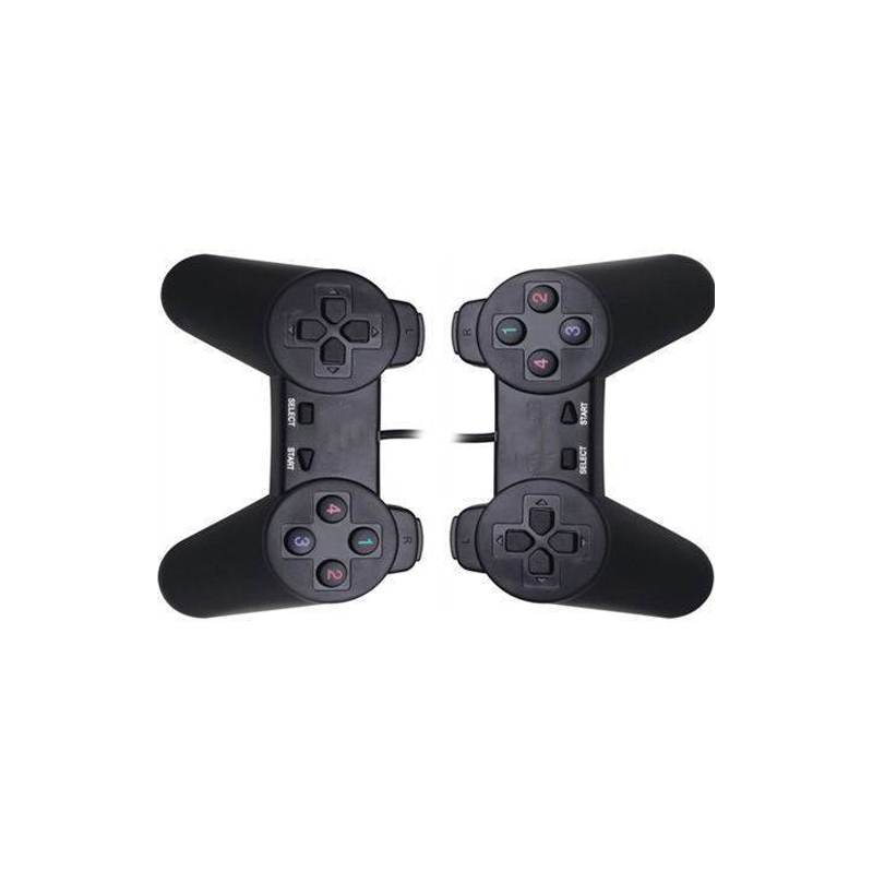 Manette de jeux Double USB /NOIR