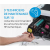 Pack de 3 Toner Original LaserJet HP 125A Couleur