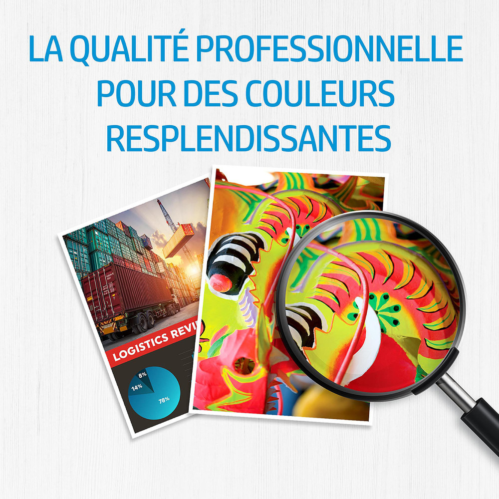 Pack de 3 Toner Original LaserJet HP 125A Couleur