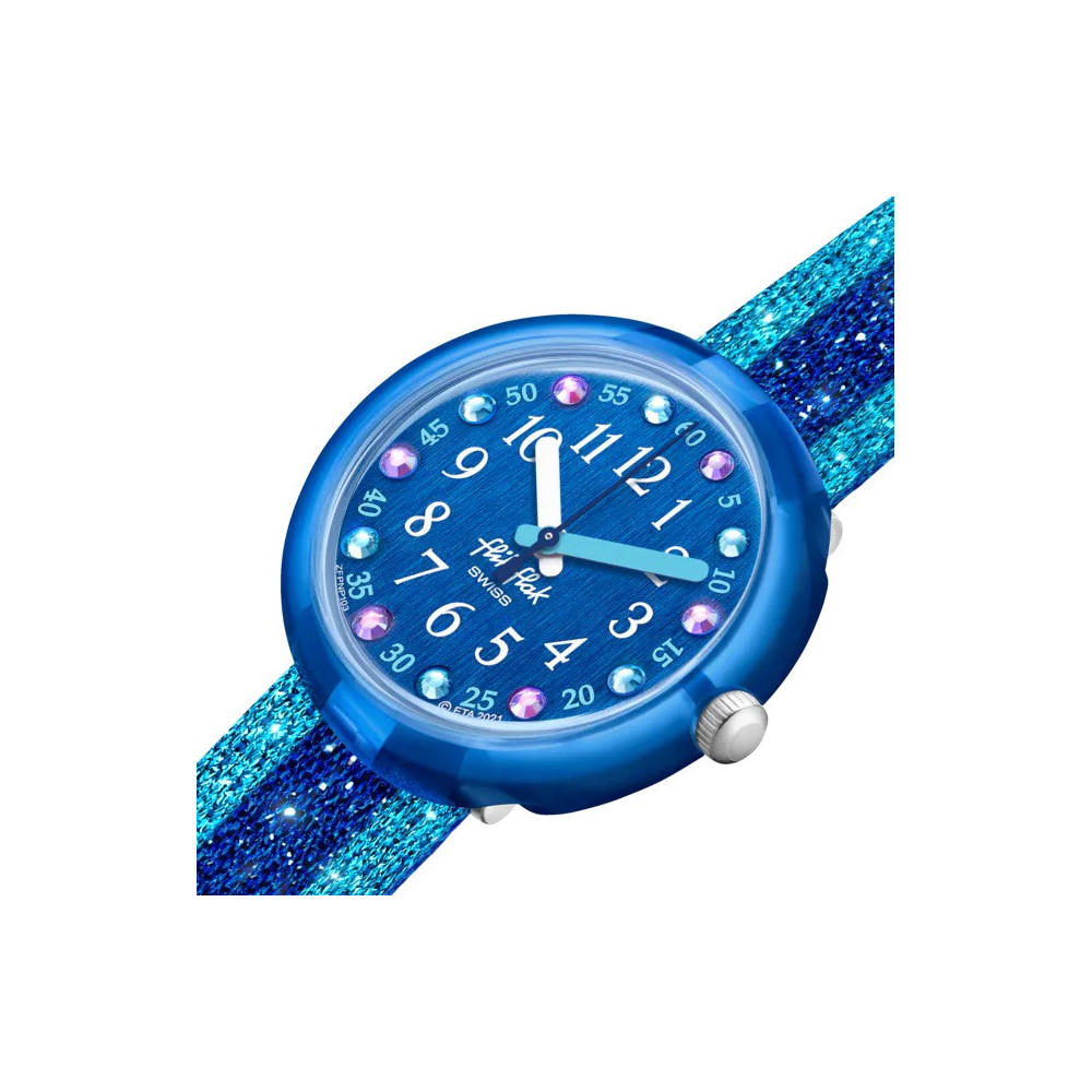 Montre pour enfants FlikFlak Shine Bleu FPNP103