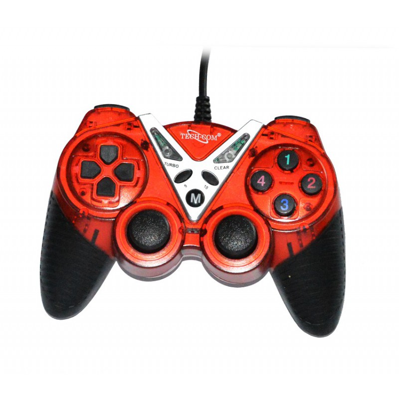 Manette de jeux Tech-Com Double Vibration