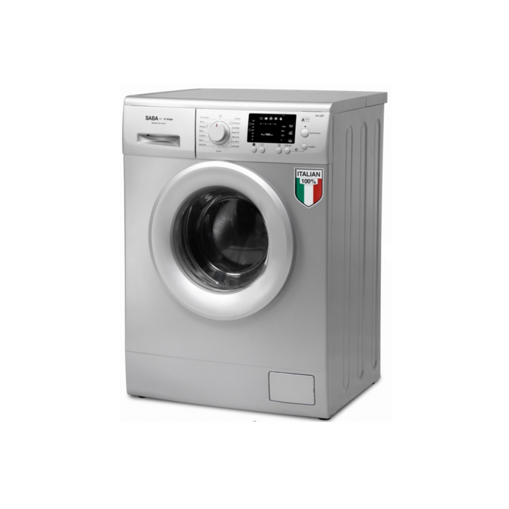 Machine à laver SABA 7 Kg / Silver  + DEX 5L Offert