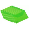Pochette papier A4 Deli E10452 avec Bouton / Vert