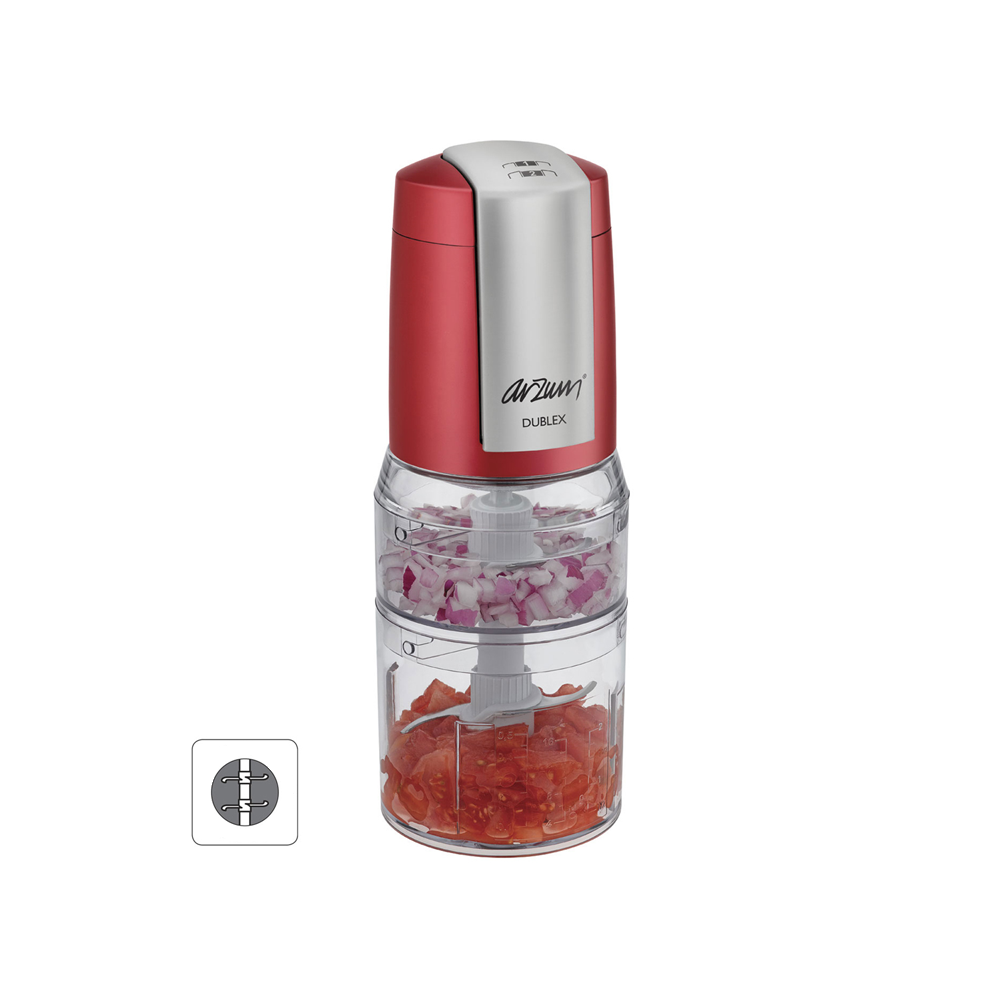 Hachoir Dublex Arzum / 500 W / Rouge