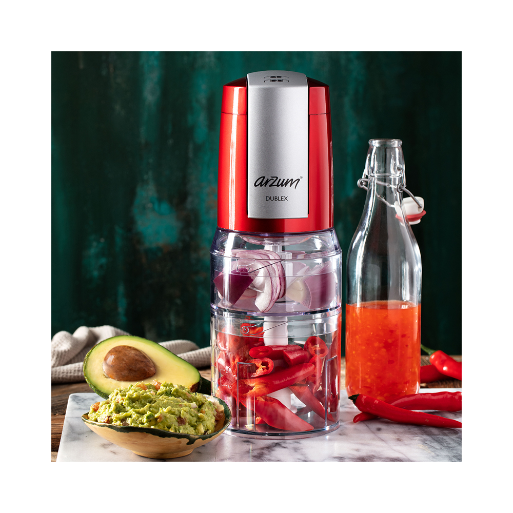 Hachoir Dublex Arzum / 500 W / Rouge