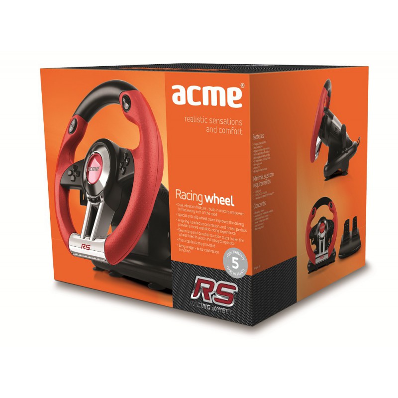 Volant ACME RS USB Pour PC