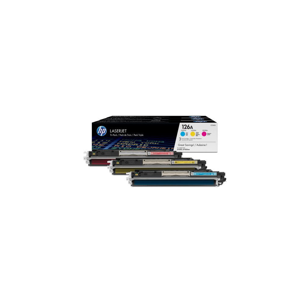 Toner HP Laserjet 126A Pack 3 Couleurs