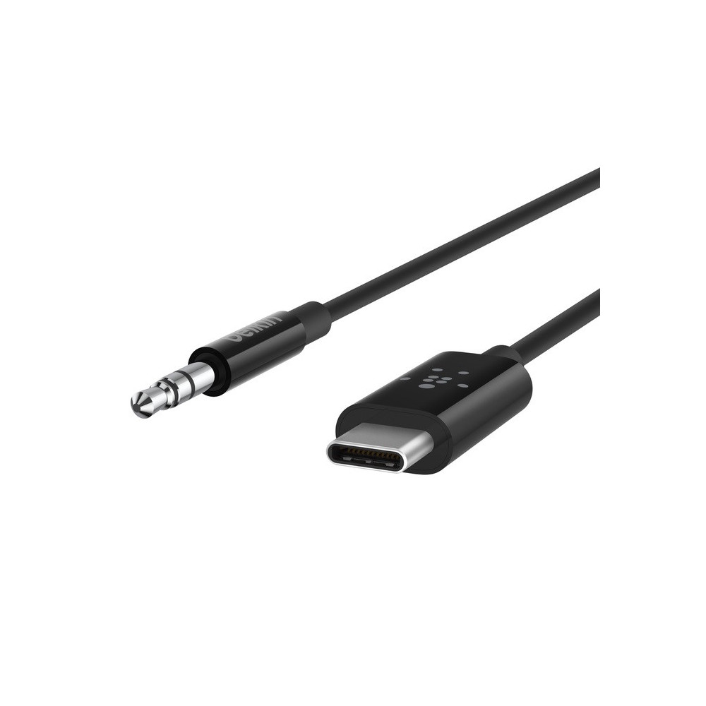 Câble audio Belkin 3,5 mm avec connecteur USB-C