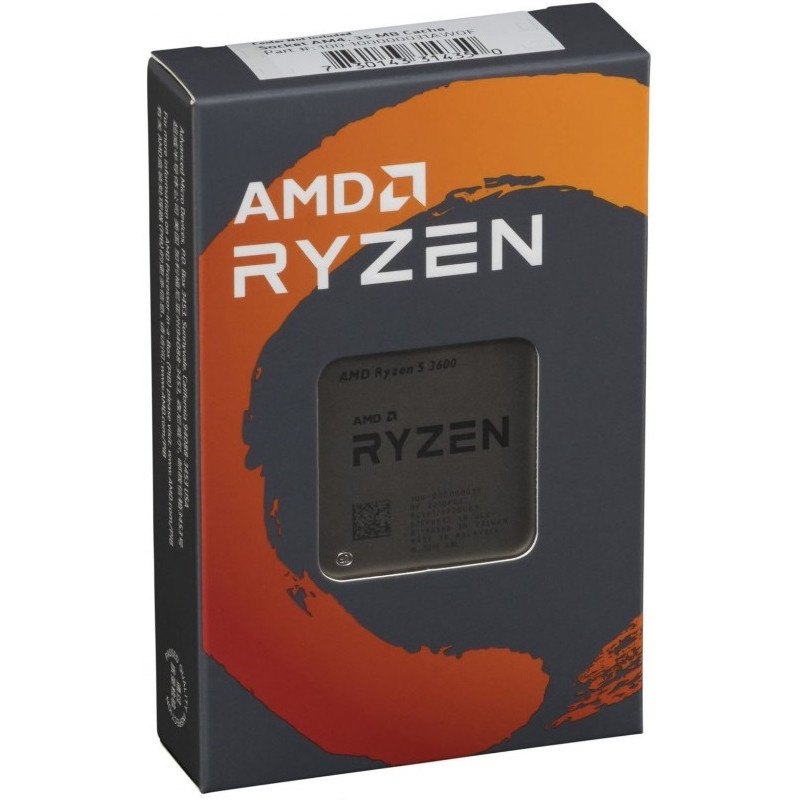 AMD Ryzen 5 3600 Wraith Stealth (3.6 GHz UP TO 4.2 GHz) 32Mo cache MPK