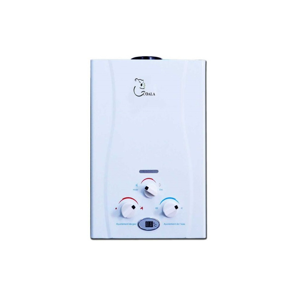 Chauffe Eau à Gaz Bouteille GPL COALA 10L / Blanc