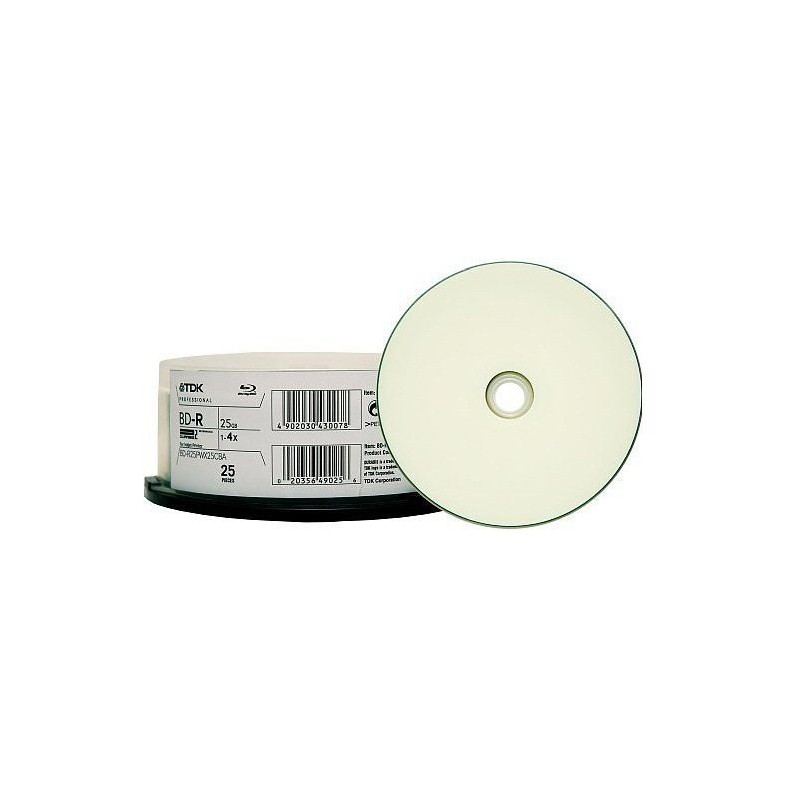 Bobine DVD Imprimable Blueray 10x BD-R 