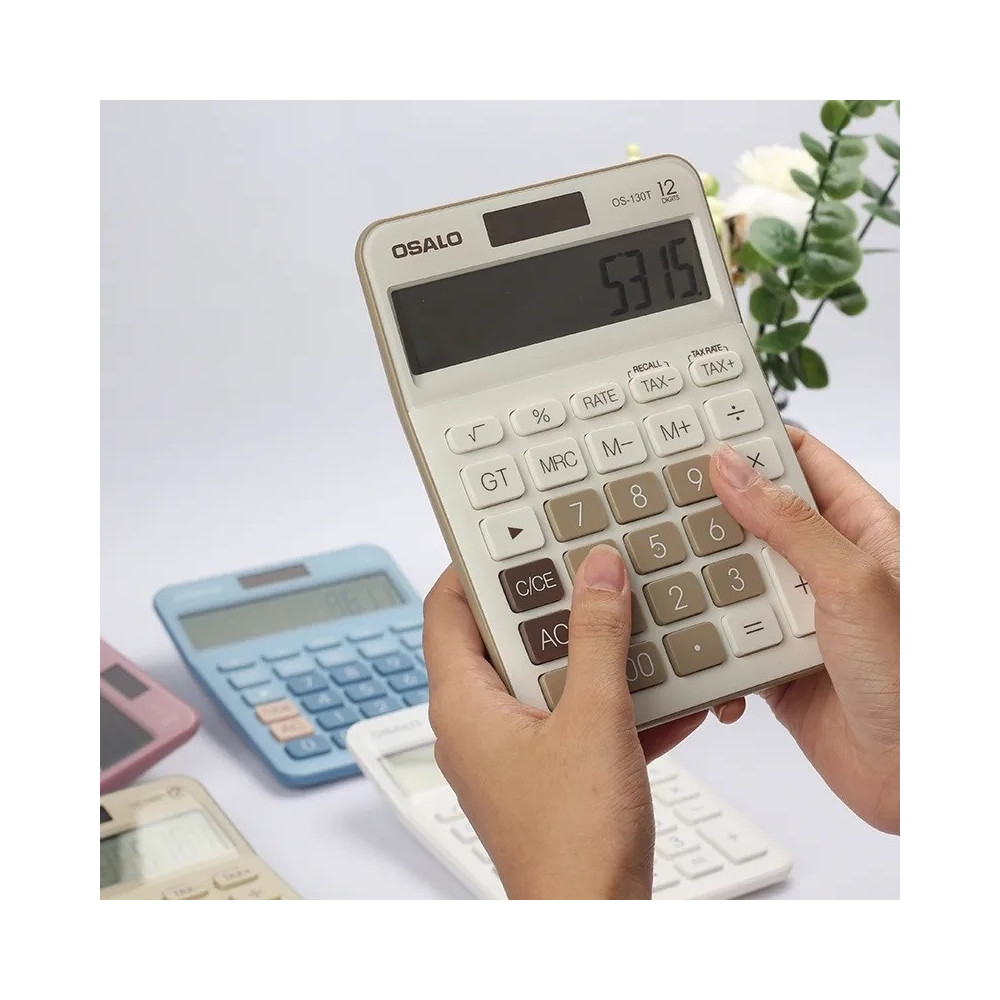 Calculatrice de bureau Osalo OS-130T / 12 digits
