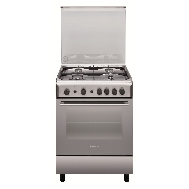 Cuisiniére ARISTON Inox 60 cm A6GG1F X EX