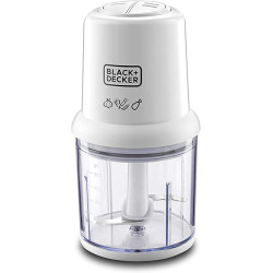 Mini Hachoir BLACK & DECKER SC310-B5 / 300W / Blanc