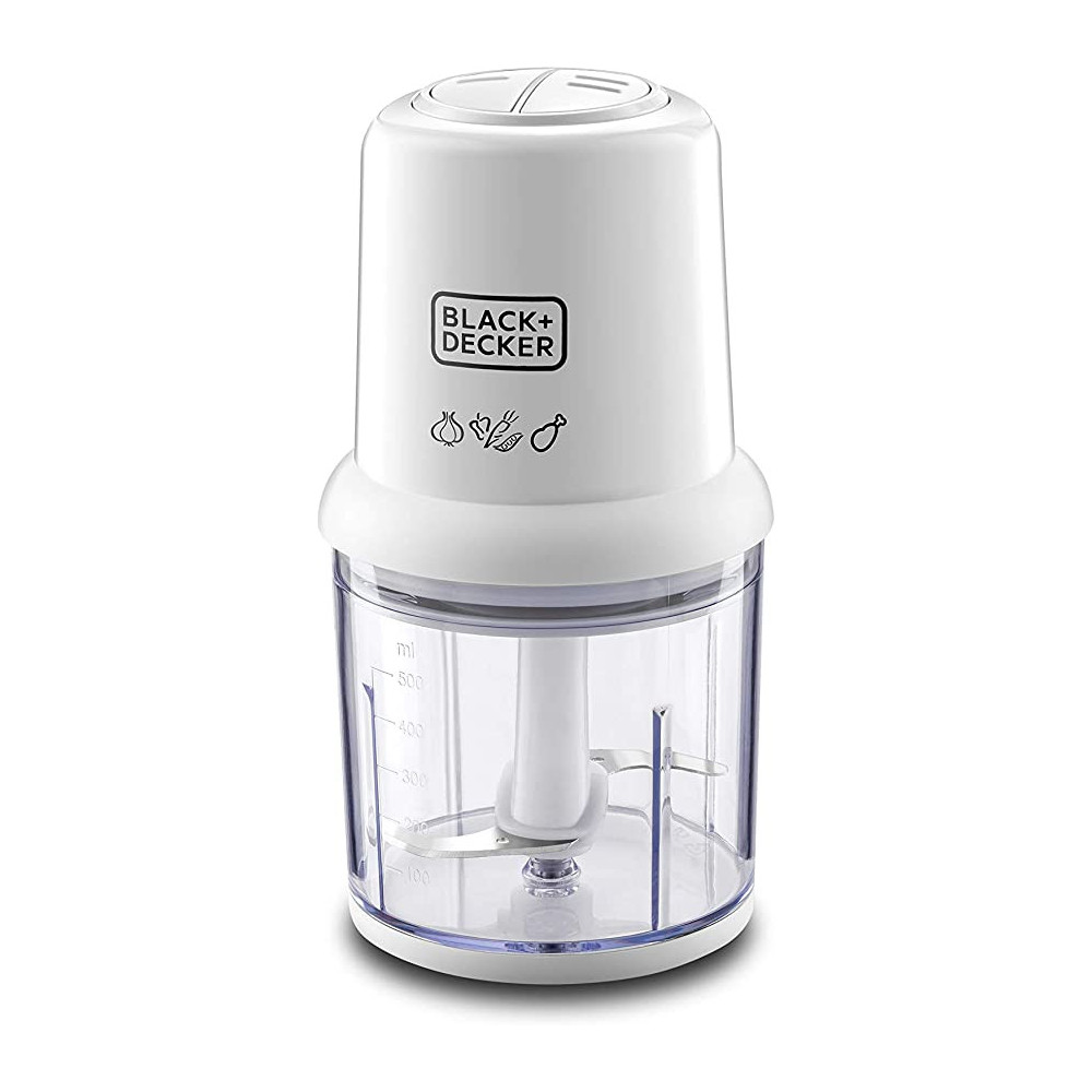Mini Hachoir BLACK & DECKER SC310-B5 / 300W / Blanc