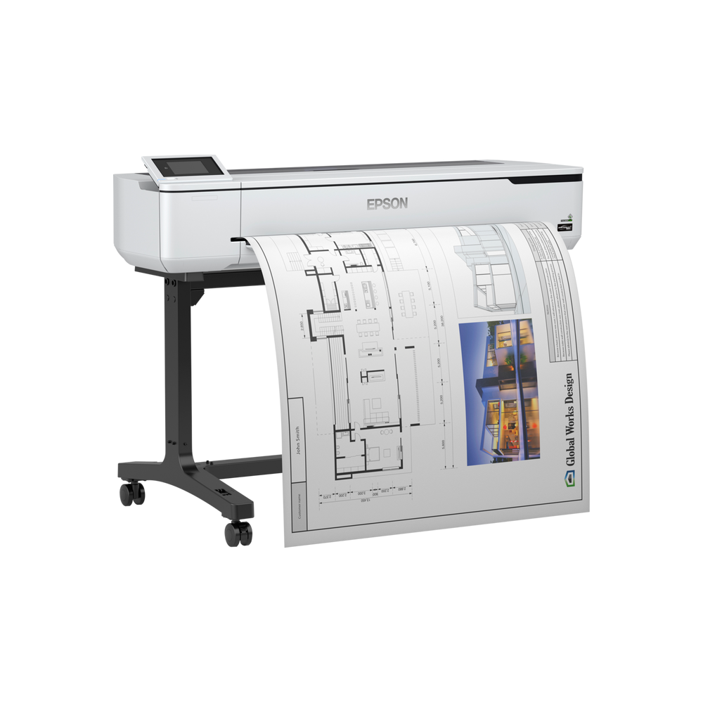 Traceur Epson SC-T5100 AVEC STAND + Cartouche Epson Jaune T40C440 Offert