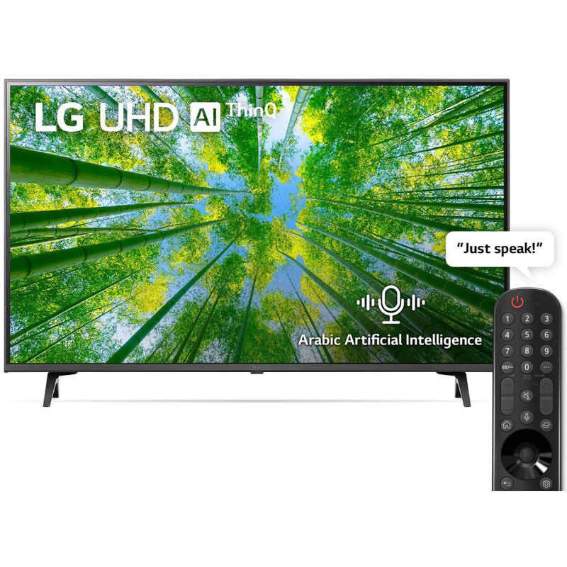 TV LG UHD 4K 50" UQ8000 Smart TV avec AI ThinQ