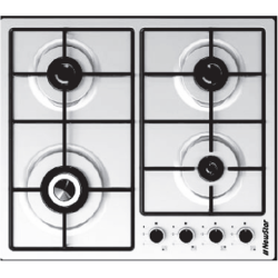 Plaque Encastrable Newstar / 4 Feux / INOX