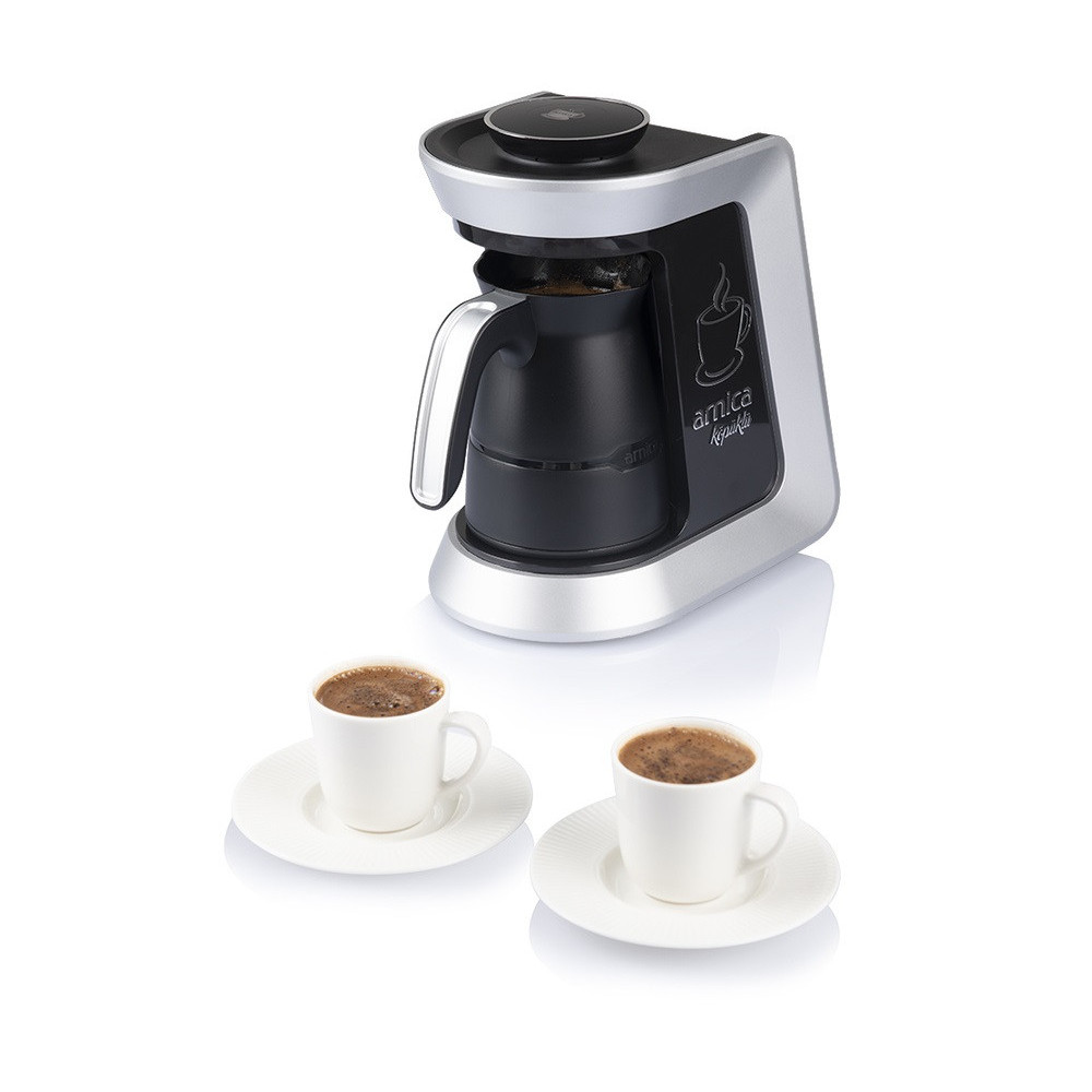 Machine à Café Arnica Köpüklü 32051 / 4 Tasses / 650W / Silver