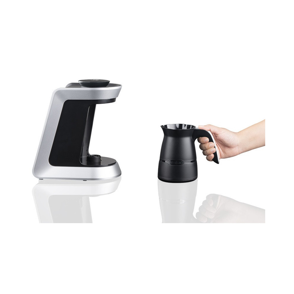 Machine à Café Arnica Köpüklü 32051 / 4 Tasses / 650W / Silver