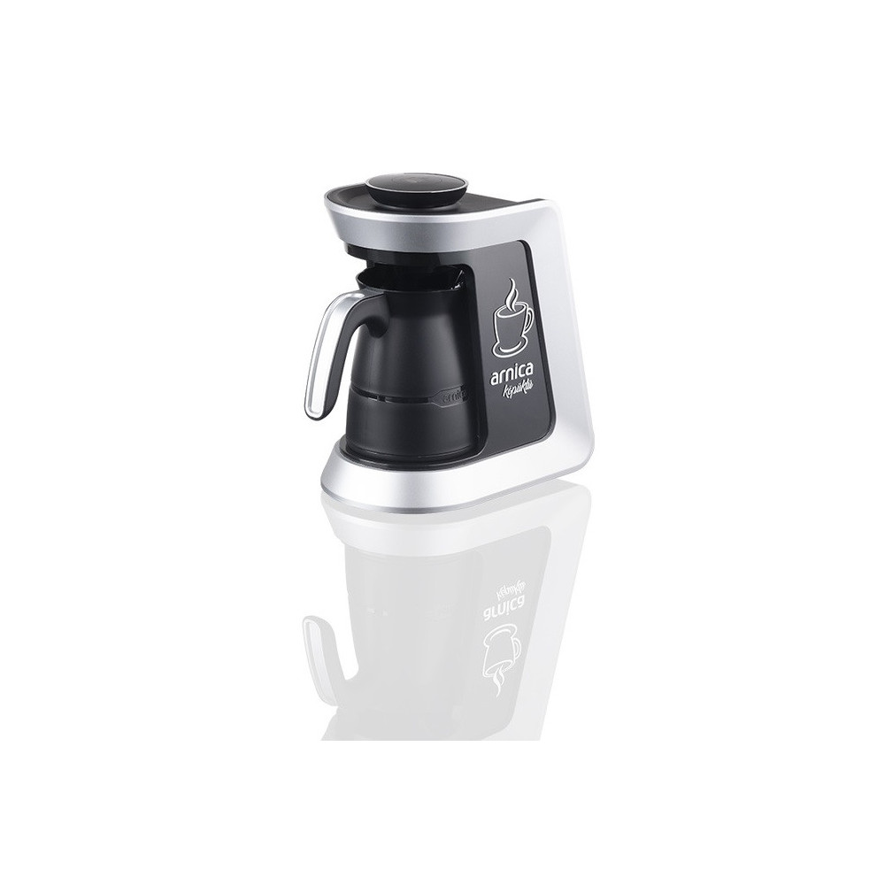 Machine à Café Arnica Köpüklü 32051 / 4 Tasses / 650W / Silver