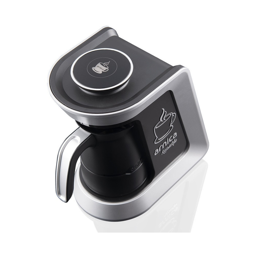 Machine à Café Arnica Köpüklü 32051 / 4 Tasses / 650W / Silver
