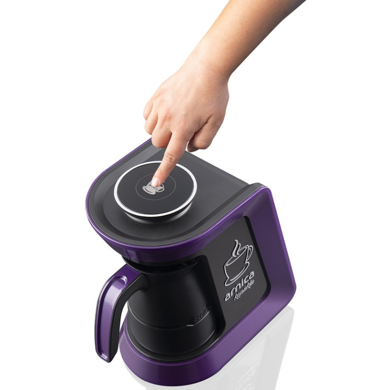 Machine à Café Arnica Köpüklü 32051 / 4 Tasses / 650W / Violet