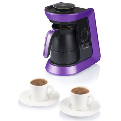 Machine à Café Arnica Köpüklü 32051 / 4 Tasses / 650W / Violet