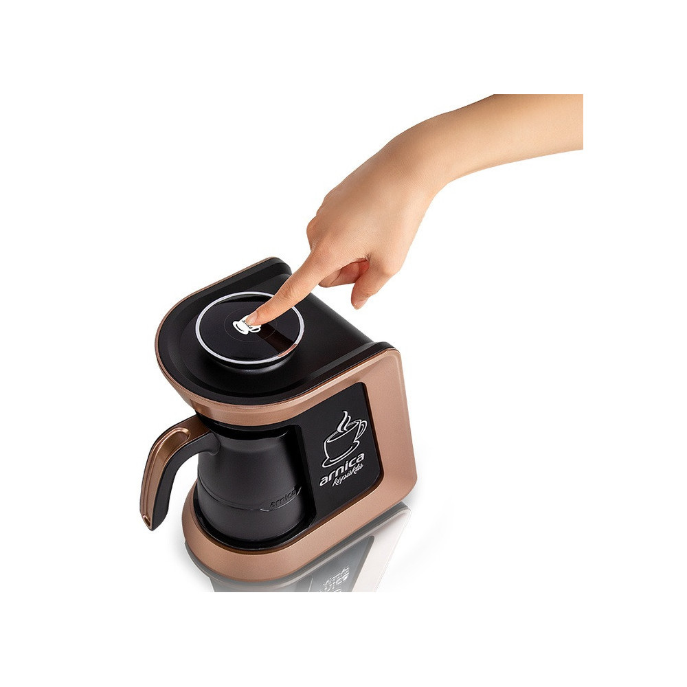 Machine à Café Arnica Köpüklü A.IH32050 / 4 Tasses / 650W / Rose Gold