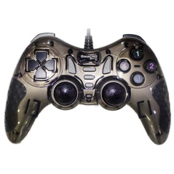 Manette de jeu avec double vibration Macro / Marron