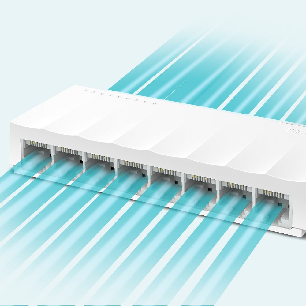 Switch de bureau TP-Link LiteWave LS1008 / 8 Ports 10/100 Mbps