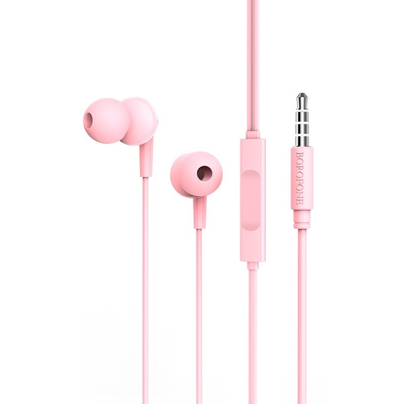 Écouteurs Borofone avec microphone BM49 / Rose