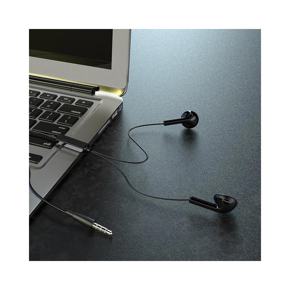 Écouteurs Borofone avec microphone BM40 / Noir