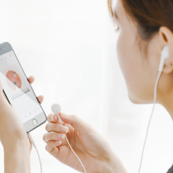 Écouteurs Borofone avec microphone BM40 / Blanc