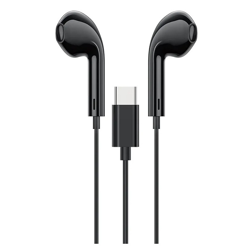 Écouteurs Borofone avec microphone BM60 / TYPE C / Noir