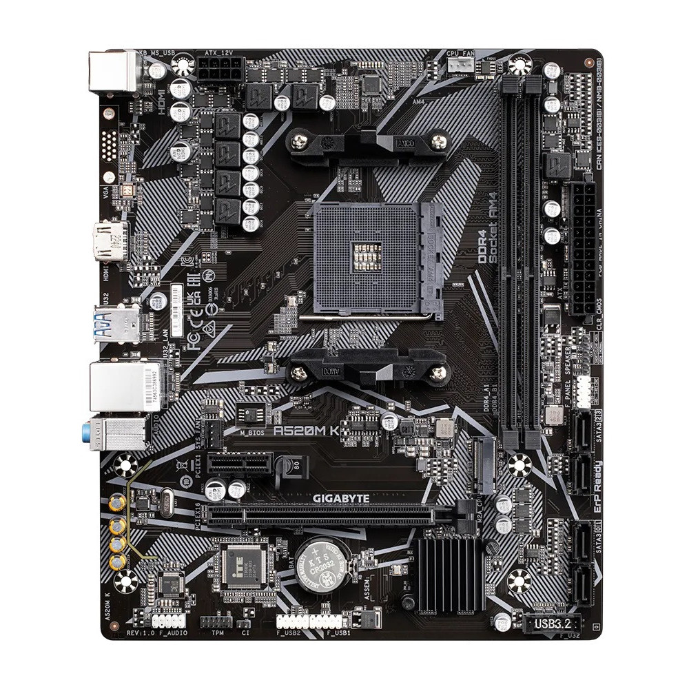 Carte mère Gigabyte A520M-K rev. 1.0