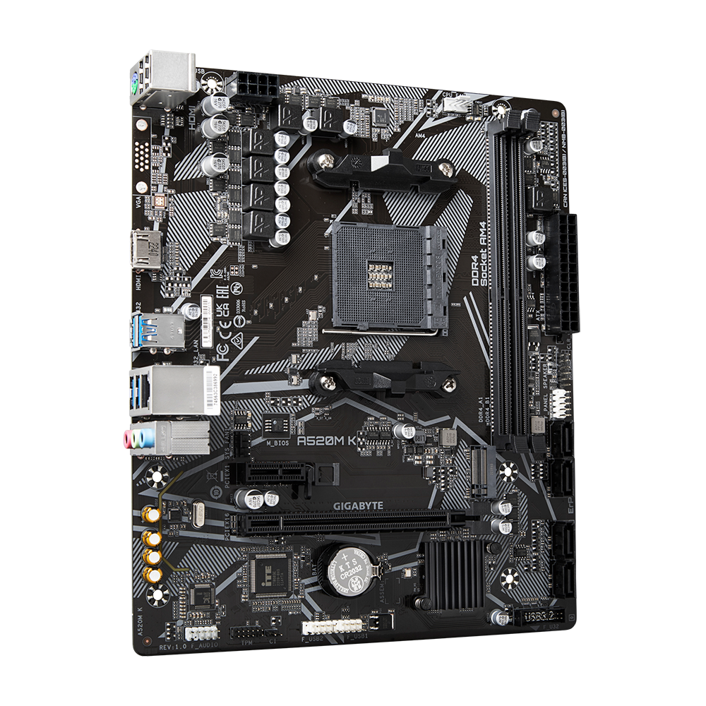 Carte mère Gigabyte A520M-K rev. 1.0