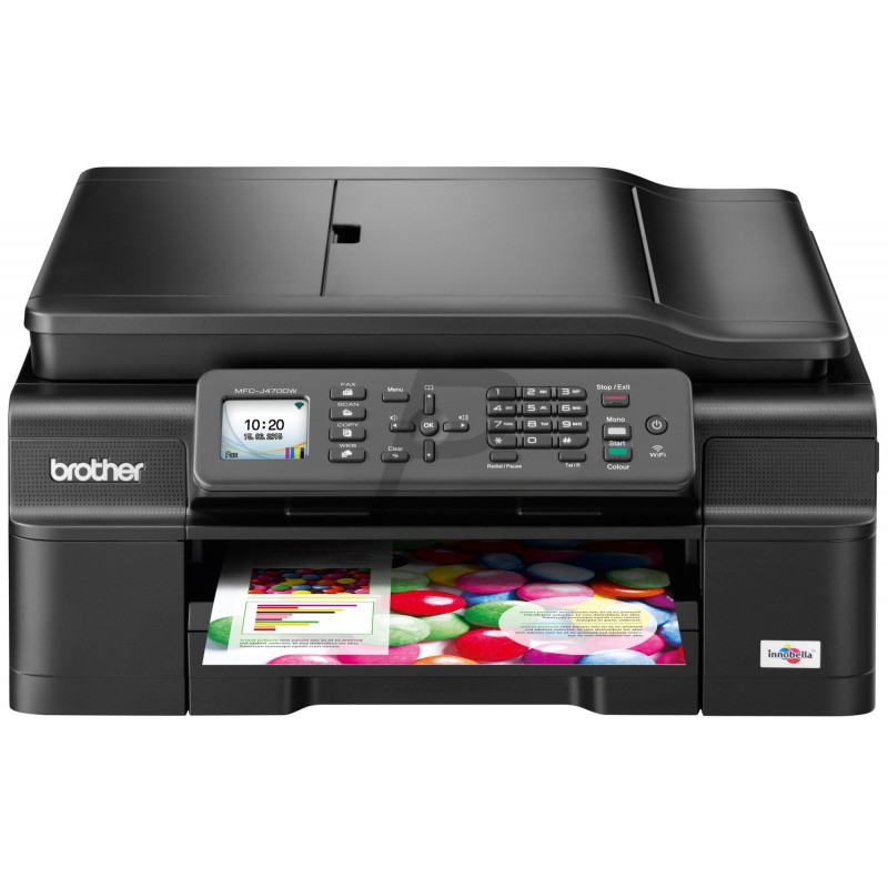 Imprimante Multifonction Jet d'encre couleurs 4-en-1 / Wifi